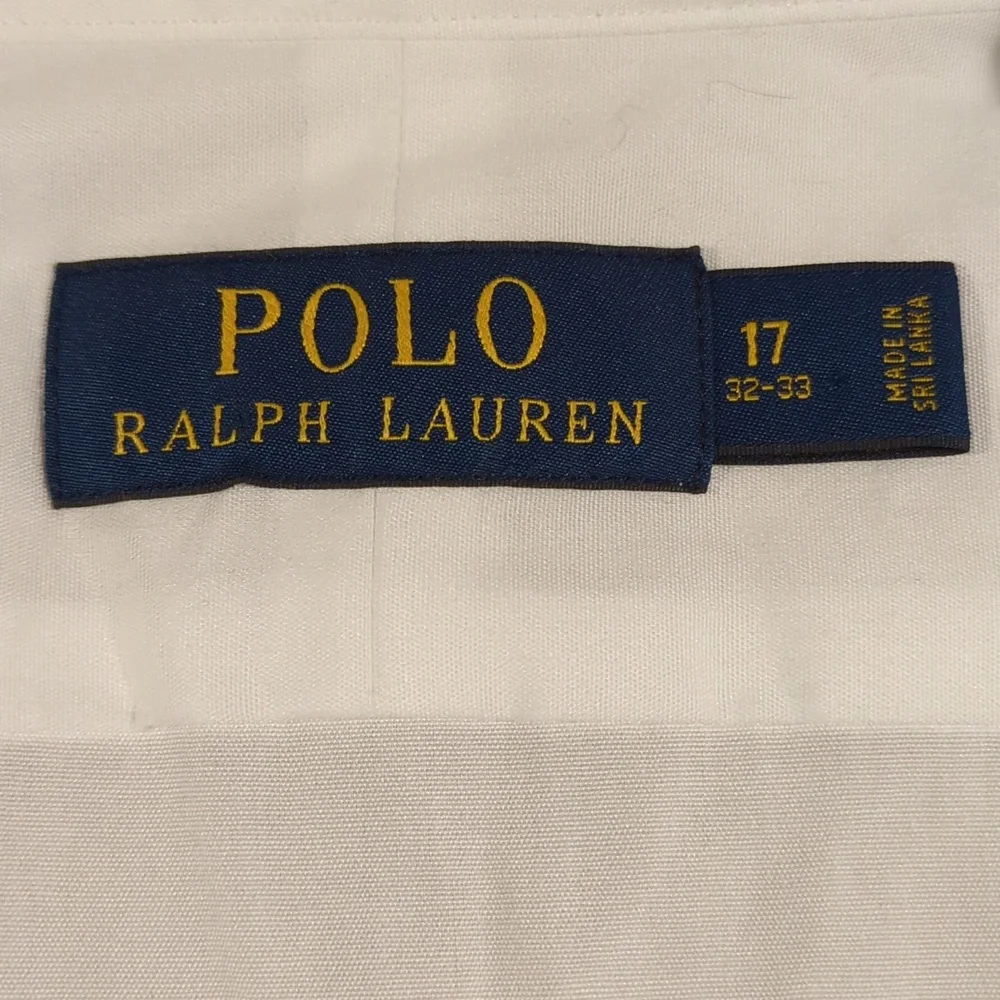 Men's 17 x 32/33 Polo by Ralph Lauren Dress Shirt NEW - Picture 2 of 7